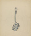 Silver Funeral Spoon