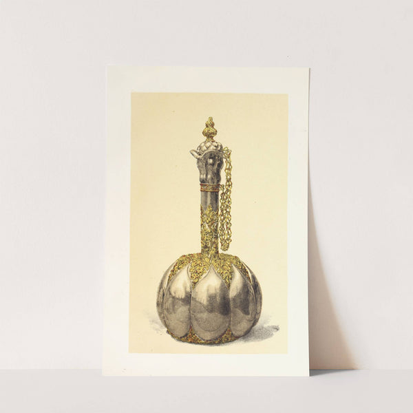 Silver-gilt. Frame enriched with Translucent Enamels by John Charles Robinson