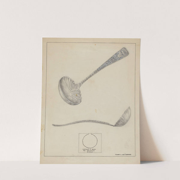 Silver Gravy Ladle by Francis Law Durand