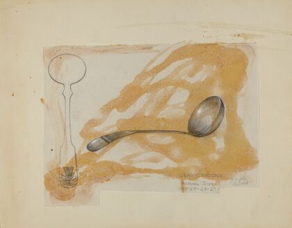 Silver Gravy Spoon