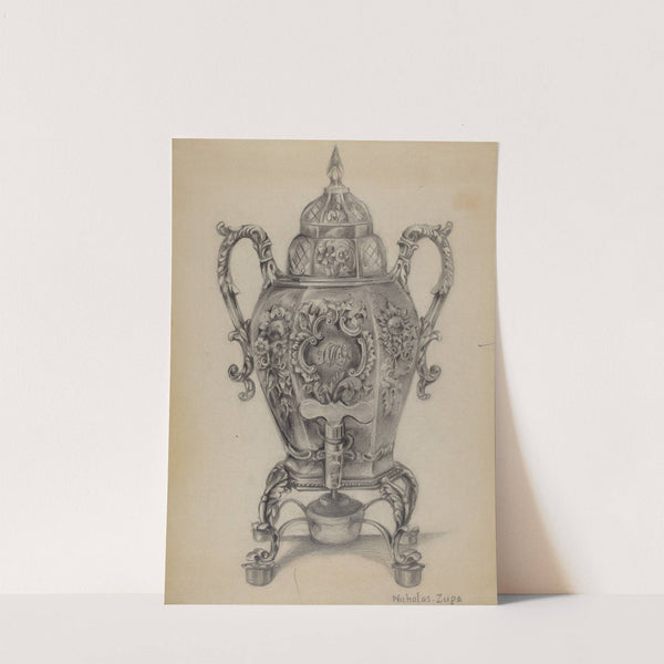 Silver Hot Water Urn by Nicholas Zupa