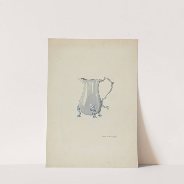 Silver Jug for Cream by David P Willoughby