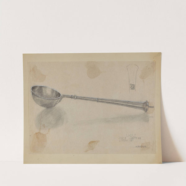 Silver Ladle by Herman Bader