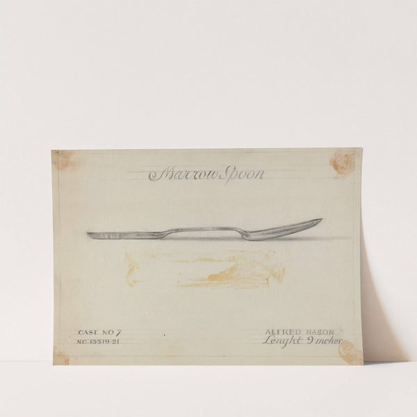 Silver Marrow Spoon by Alfred Nason