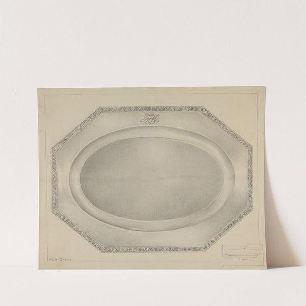 Silver Meat Platter (c. 1936) by Hester Duany