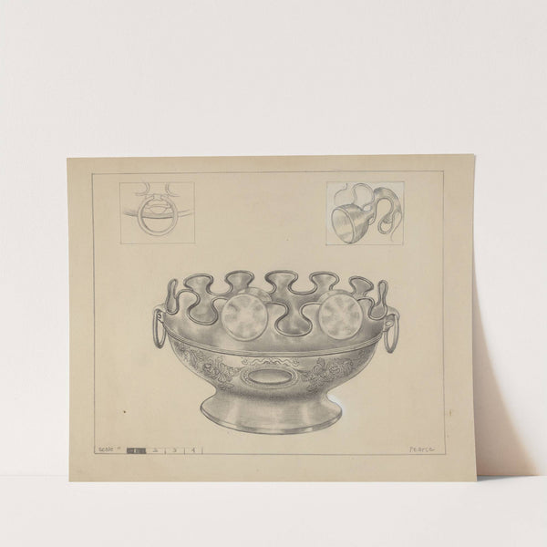 Silver Monteith Bowl by Edgar L. Pearce