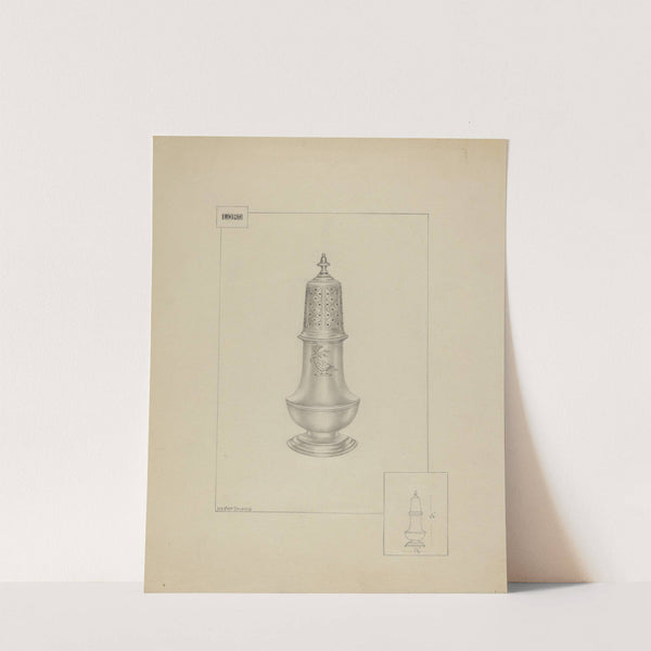 Silver Pepper Pot (c. 1936) by Hester Duany