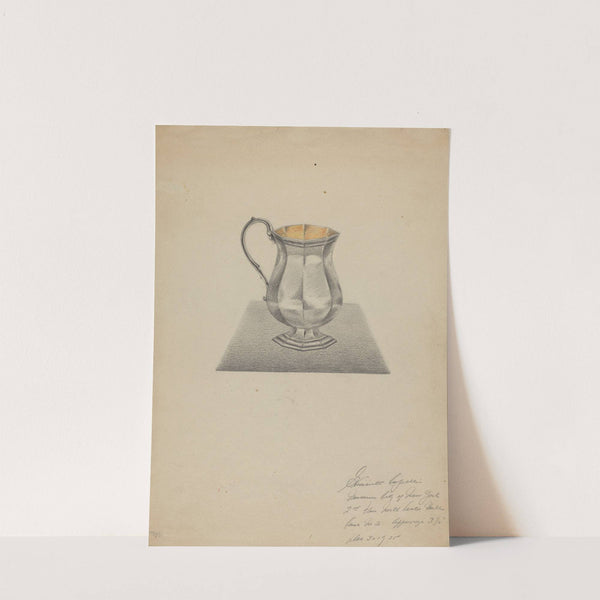 Silver Pitcher by Giacinto Capelli