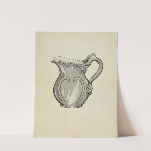 Silver Plated Water Pitcher by Ellen Duncan