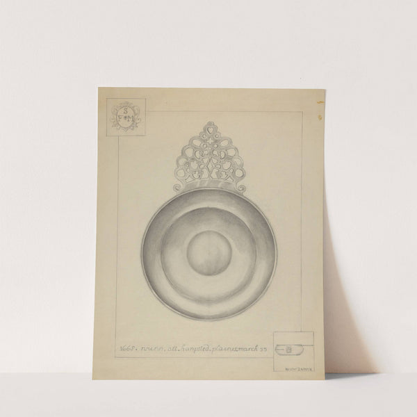 Silver Porringer (c. 1936) by Hester Duany