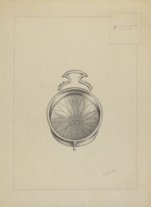 Silver Punch Strainer
