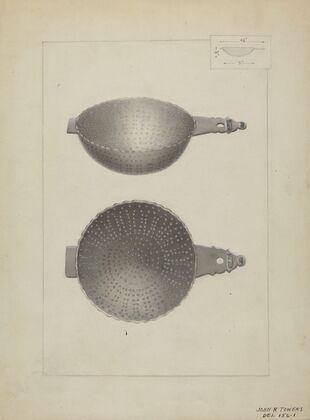 Silver Punch Strainer