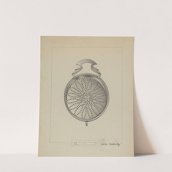 Silver Punch Strainer by Aaron Fastovsky