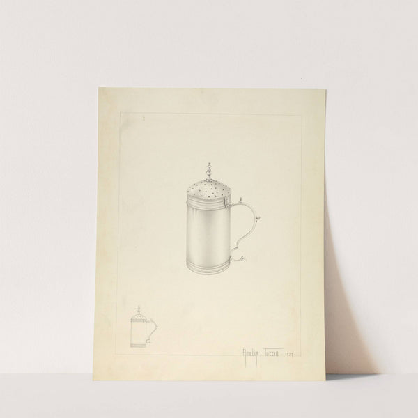 Silver Salt Cellar by Amelia Tuccio