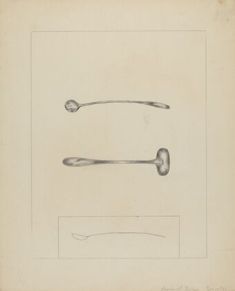 Silver Salt Spoon