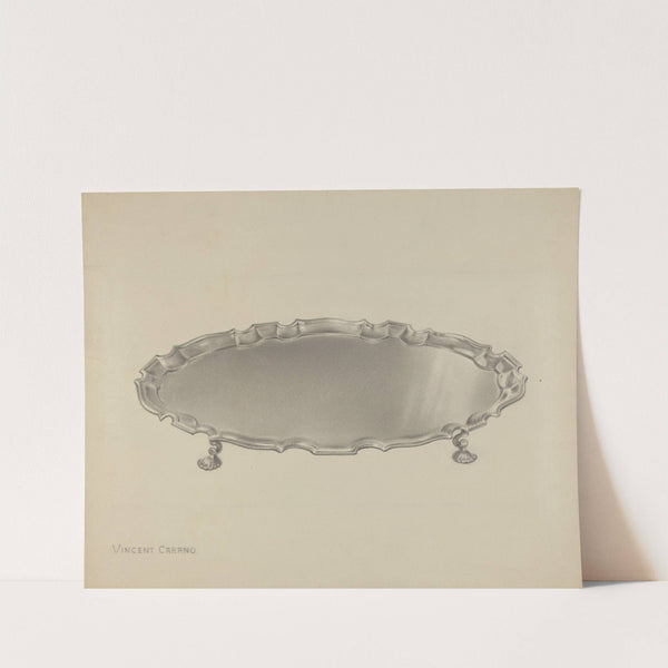 Silver Salver by Vincent Carano
