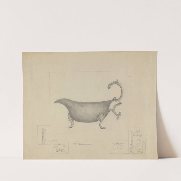 Silver Sauce Boat by Henry Meyers