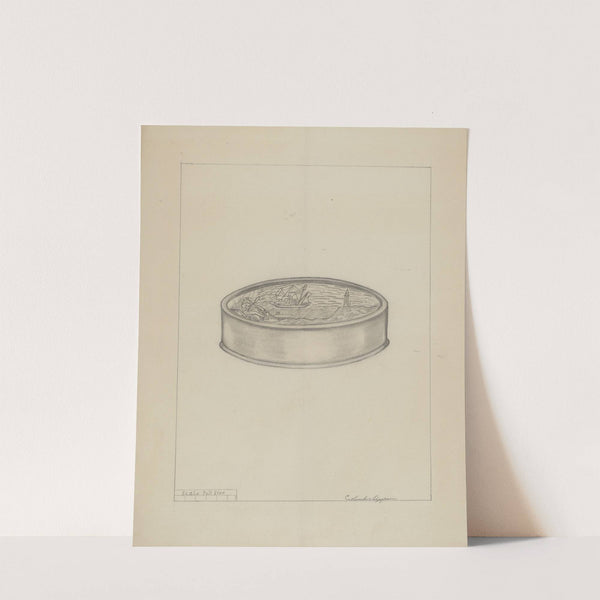 Silver Snuff Box by Columbus Simpson