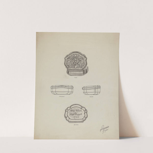 Silver Snuff Box by Lawrence Flynn