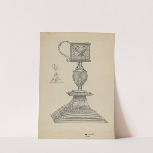 Silver Snuffer Stand by Michael Fenga