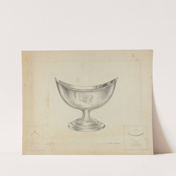 Silver Sugar Bowl (c. 1936) by Hester Duany
