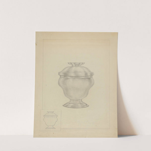 Silver Sugar Bowl by Isidore Steinberg