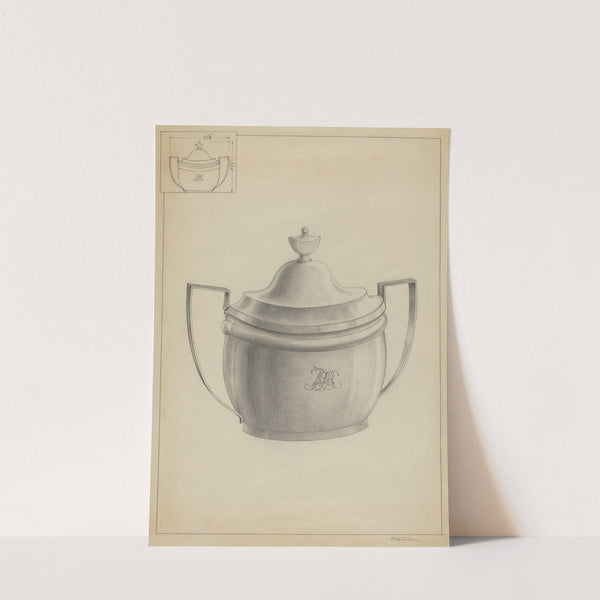 Silver Sugar Bowl by Simon Weiss