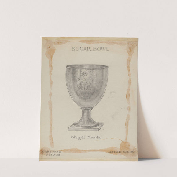 Silver Sugar Bowl by Alfred Nason