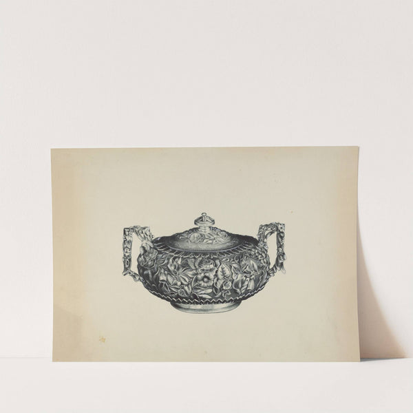 Silver Sugar Bowl by Florence Hastings