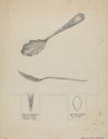 Silver Sugar Spoon