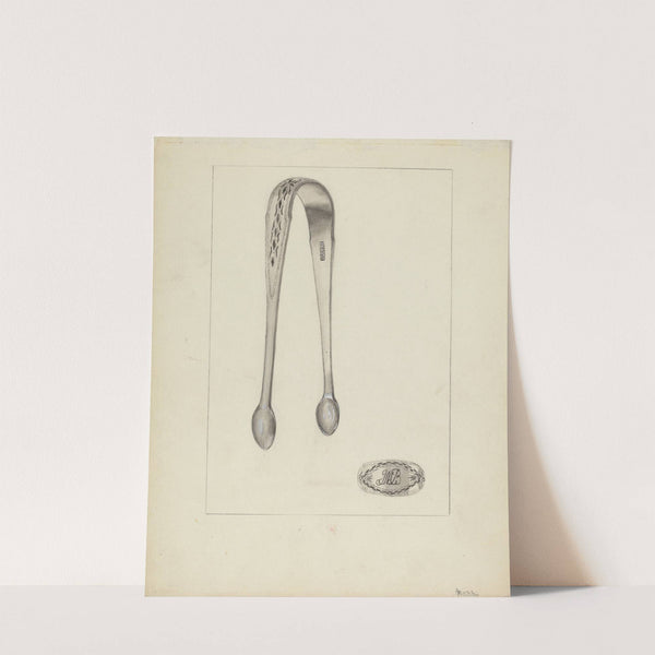 Silver Sugar Tongs by Anthony Zuccarello