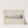 Silver Sugar Tongs by John R. Towers