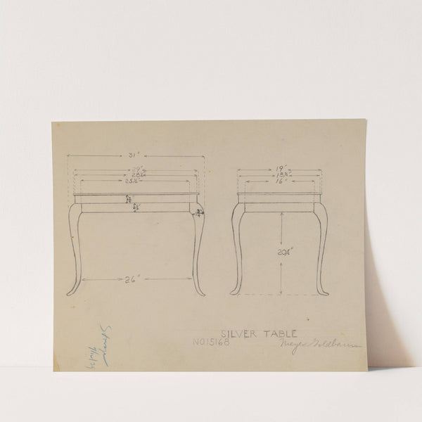Silver Table by Richard Schoene