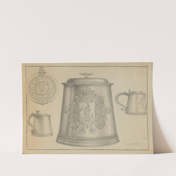 Silver Tankard by Eugene La Foret