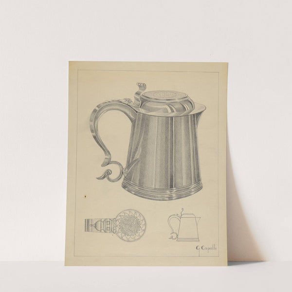 Silver Tankard by Giacinto Capelli