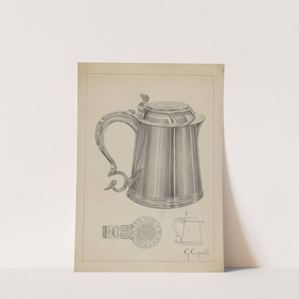 Silver Tankard by Giacinto Capelli