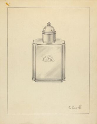 Silver Tea Caddy