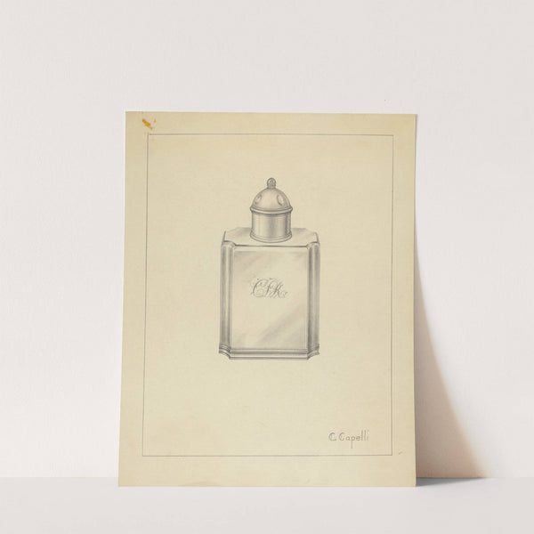 Silver Tea Caddy (c. 1939) by Hester Duany