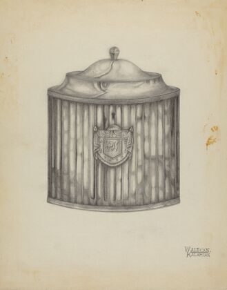 Silver Tea Caddy