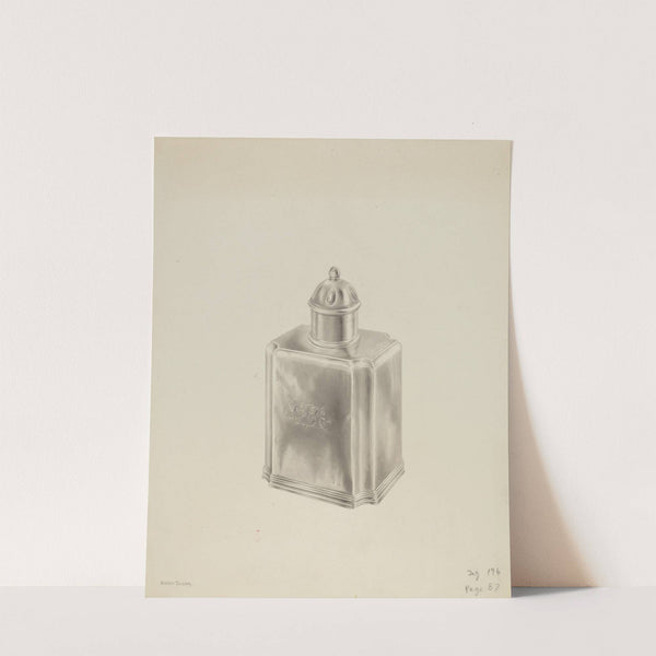 Silver Tea Caddy (c. 1939) by Hester Duany