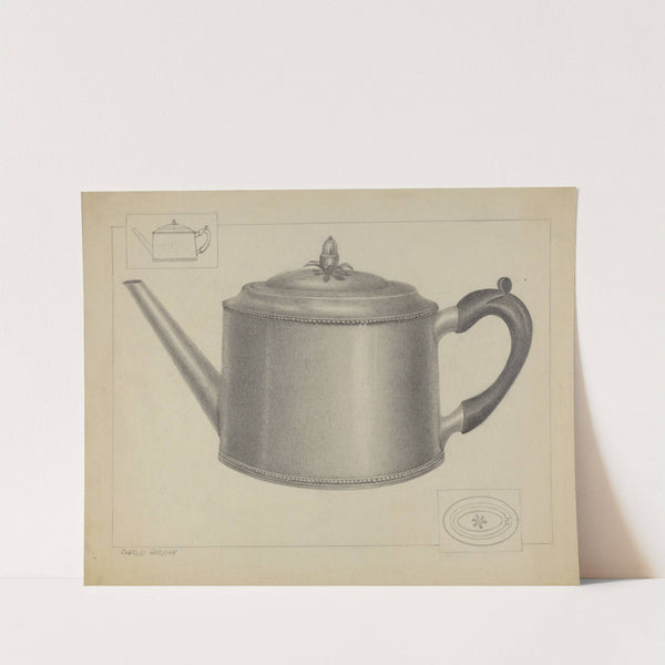 Silver Teapot by Charles Garjian