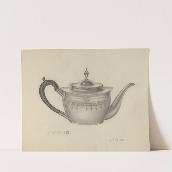 Silver Teapot by E.J. Gilsleider