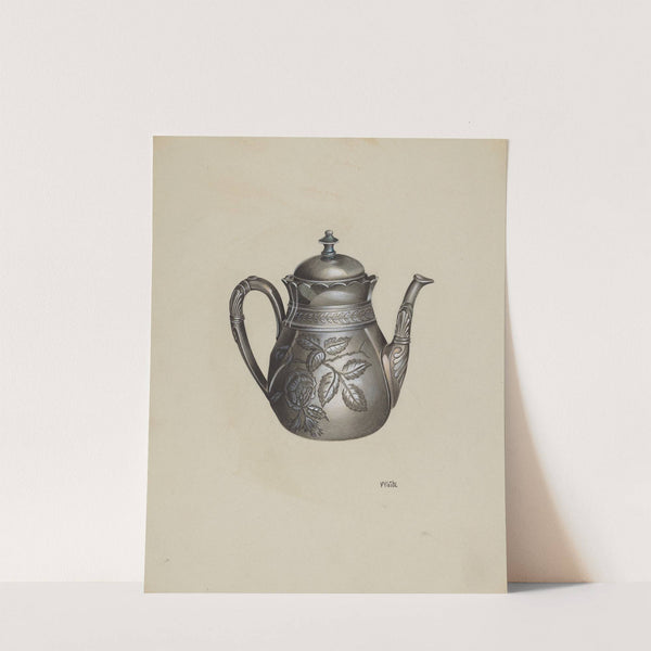 Silver Teapot by Edward White