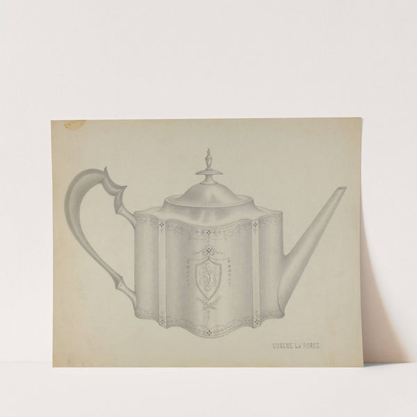 Silver Teapot by Eugene La Foret