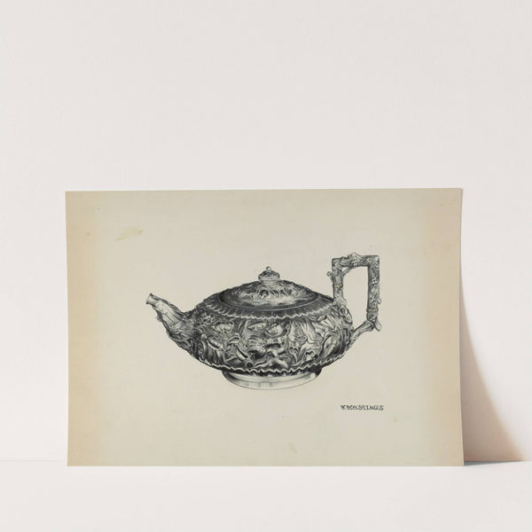Silver Teapot by Florence Hastings