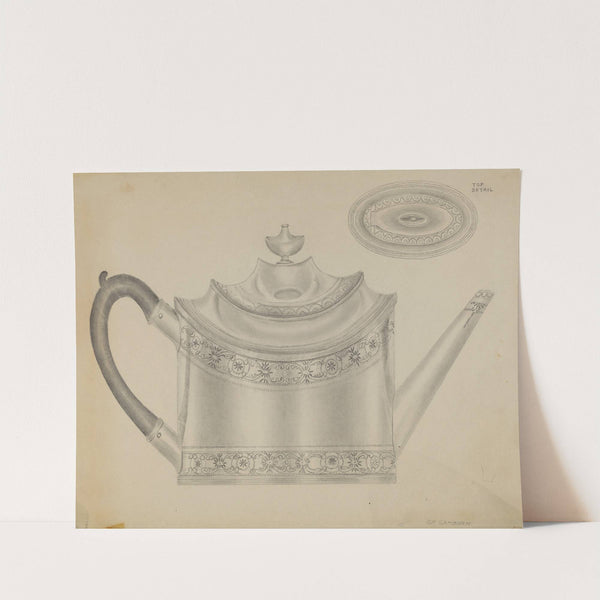 Silver Teapot (c. 1936) by Gordon Sanborn