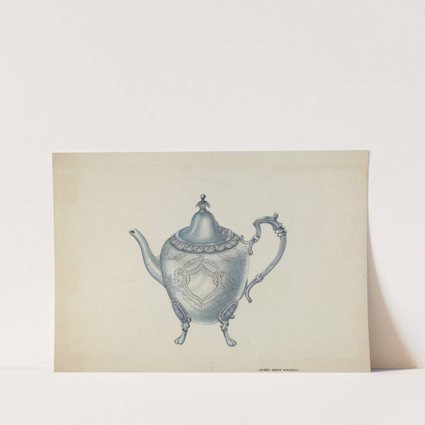 Silver Teapot by Harry Mann Waddell