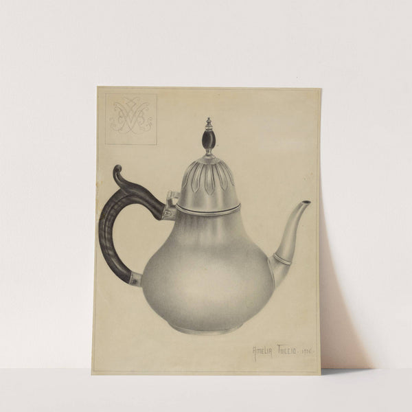 Silver Teapot by Amelia Tuccio