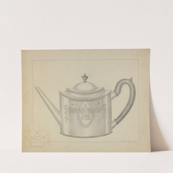 Silver Teapot (c. 1936) by Hester Duany