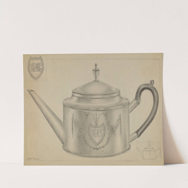Silver Teapot (c. 1936) by Hester Duany